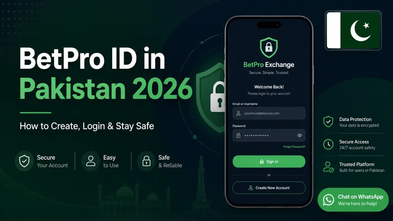 BetPro ID in Pakistan — how to create, login and use safely in 2026