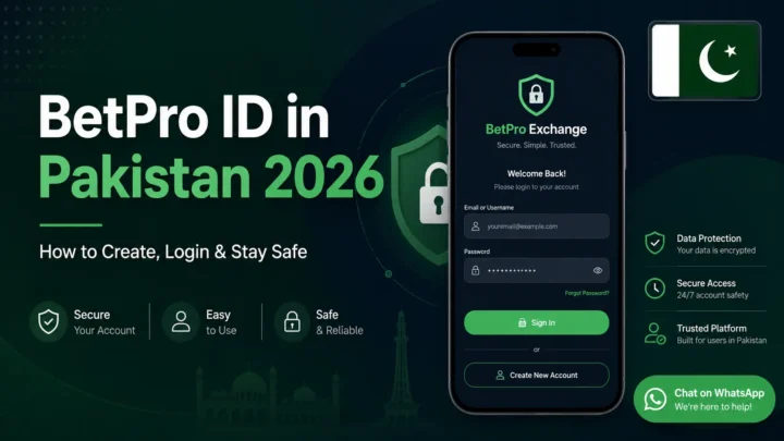 BetPro ID in Pakistan — how to create, login and use safely in 2026