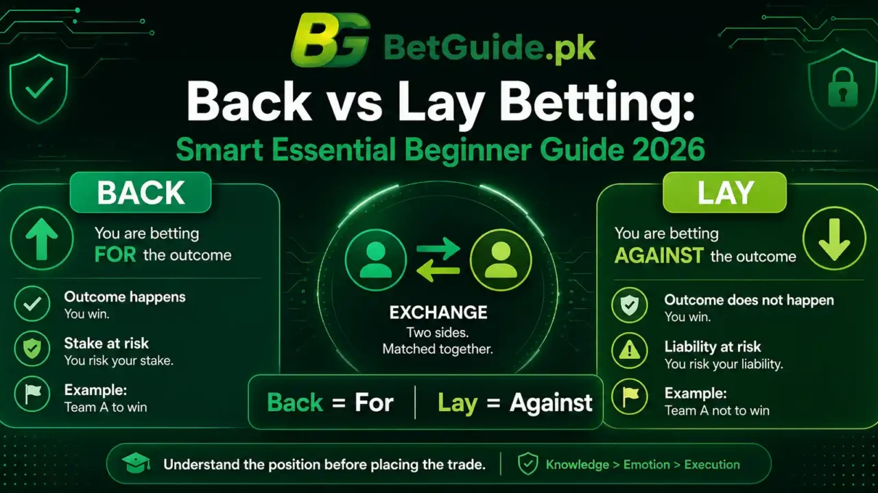 Back vs lay betting beginner guide for Pakistan