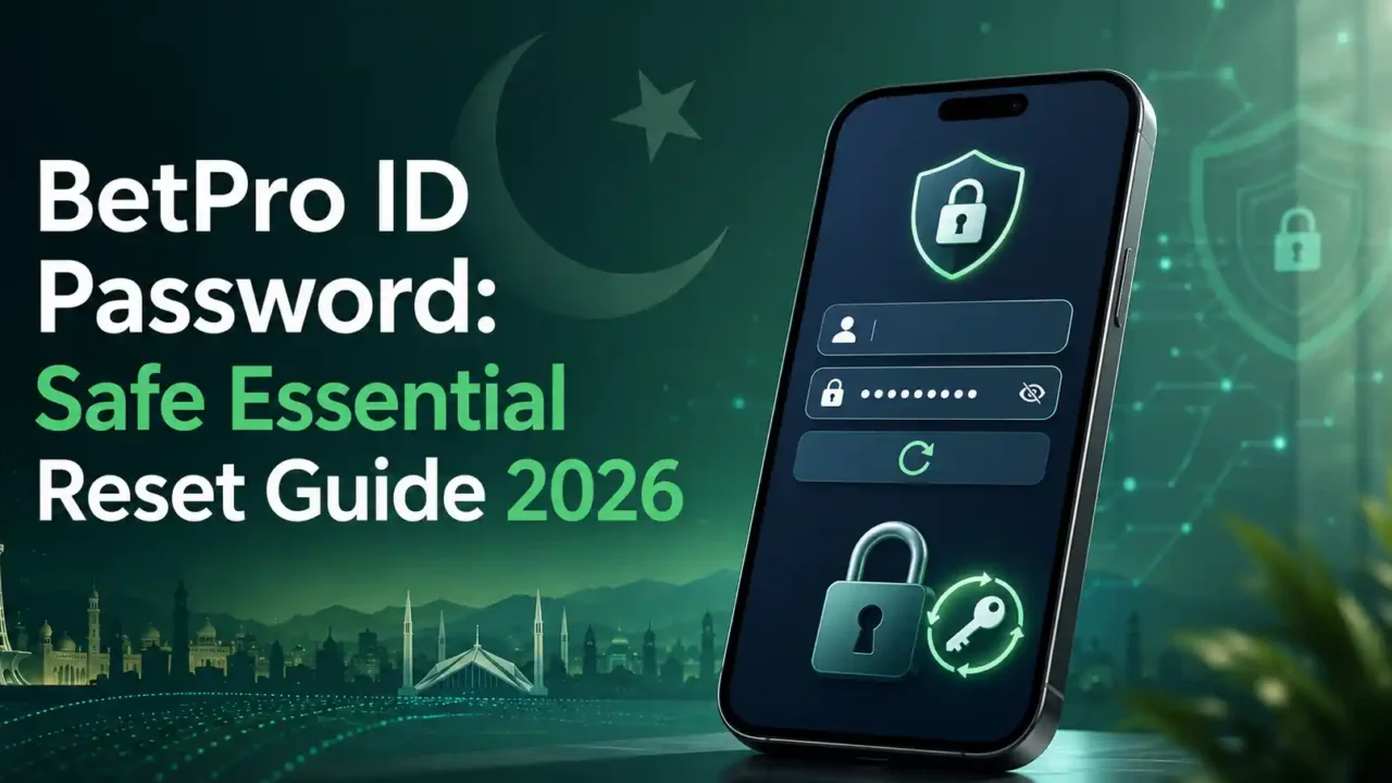BetPro ID password reset and change guide Pakistan