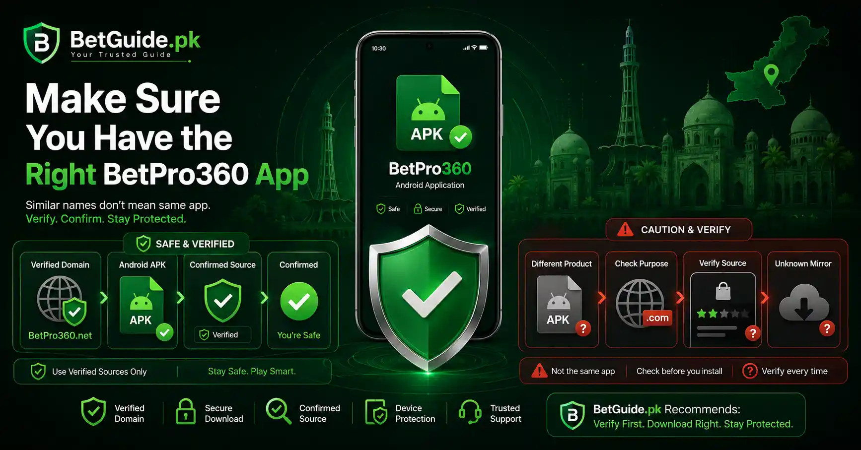 Steps to download and install the BetPro360 app on Android