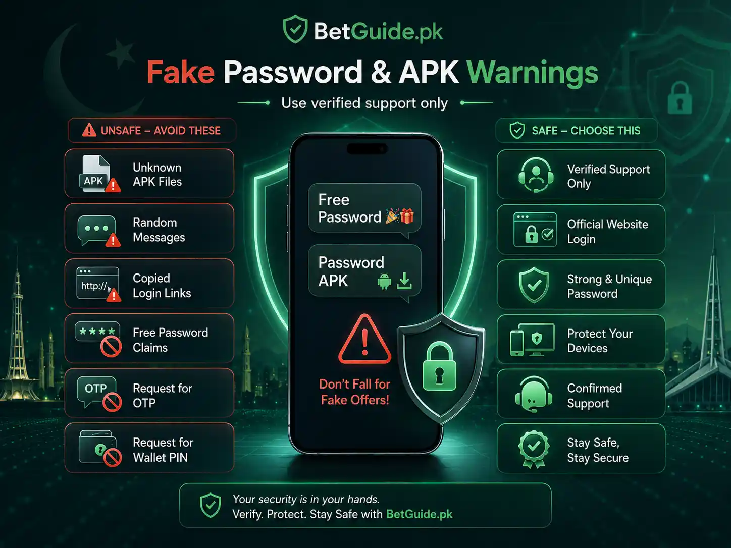 Fake BetPro password APK and account security warning Fake BetPro password APK and account security warning