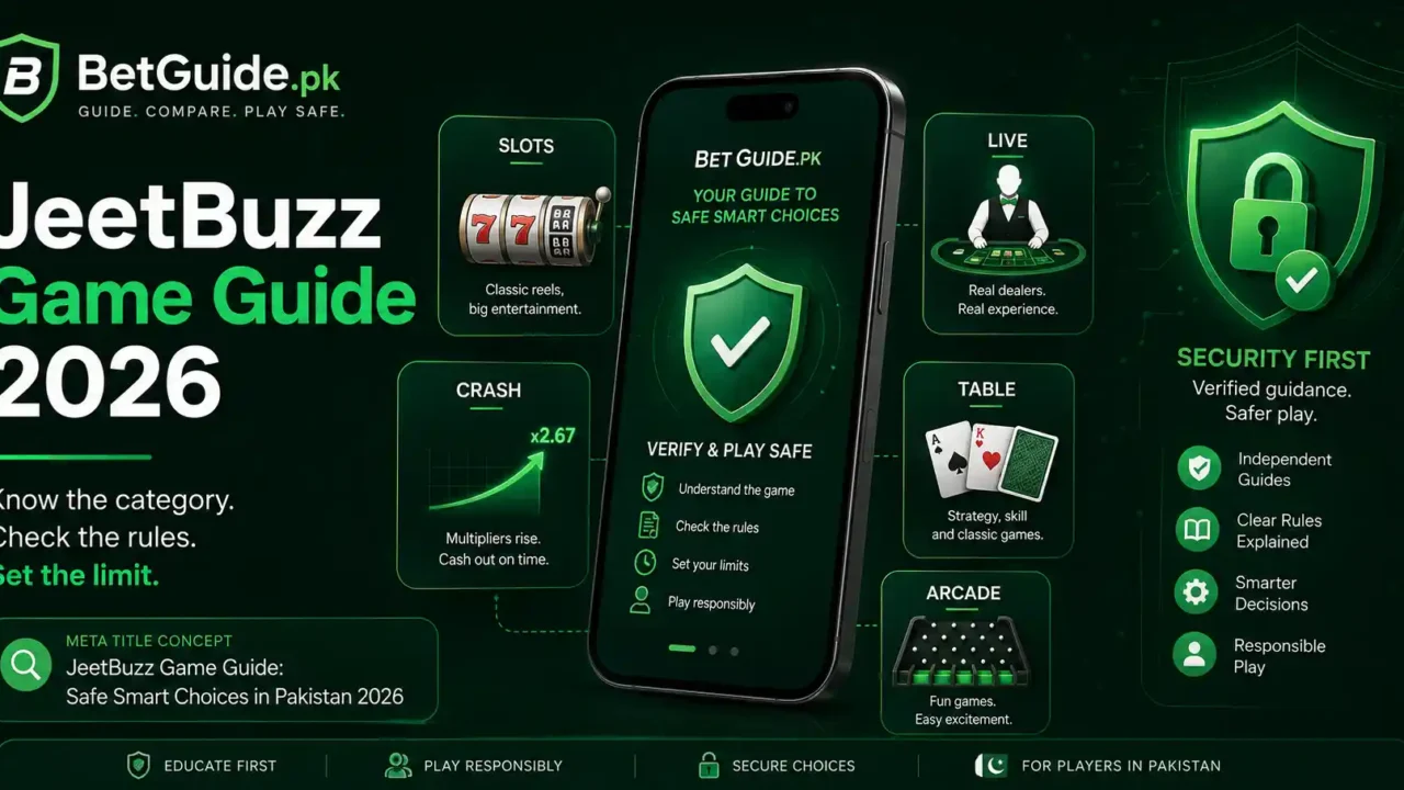 JeetBuzz game guide and game categories for Pakistan