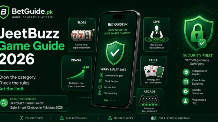 JeetBuzz game guide and game categories for Pakistan